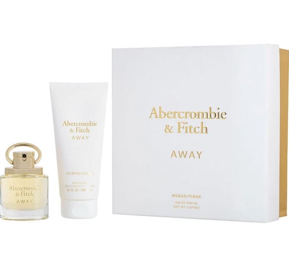 Abercrombie & Fitch Away Women Gift Set EDP Perfume 1.7oz, Body Lotion 6.7oz NIB